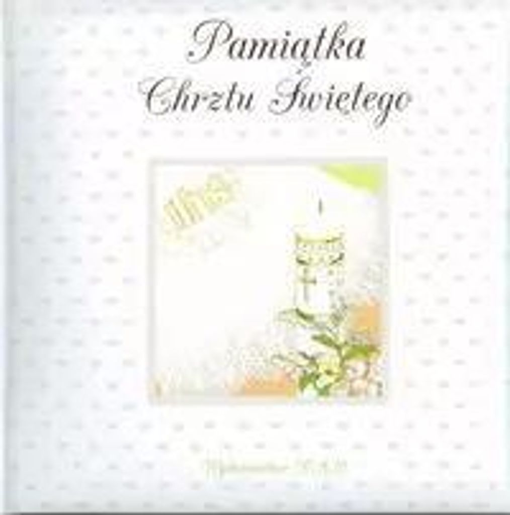 ISBN Pamiątka Chrztu Świętego, Religion, Polnisch, Hardcover, 36 Seiten