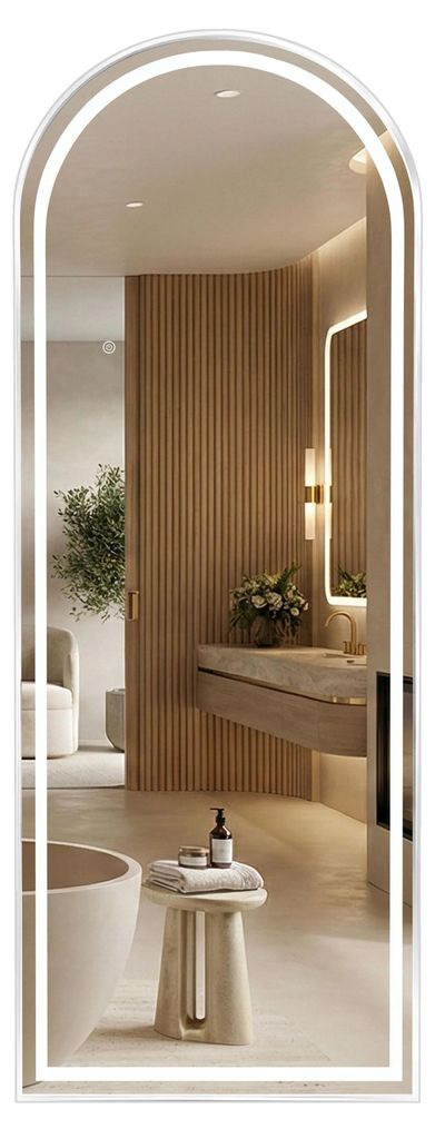 Spiegel Rea Orbit Gebürstetes Gold Produktbild 