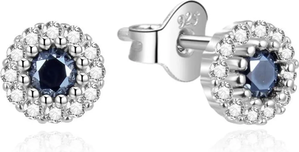 Boucles d'oreilles scintillantes argent et zircon pur - Éclat Intense