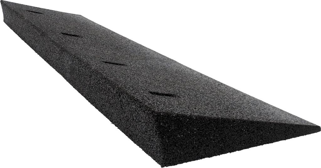 TOPRUBBER Schwerlastanfahrkeil 1000x290x110 Mit 2 Griffen Und