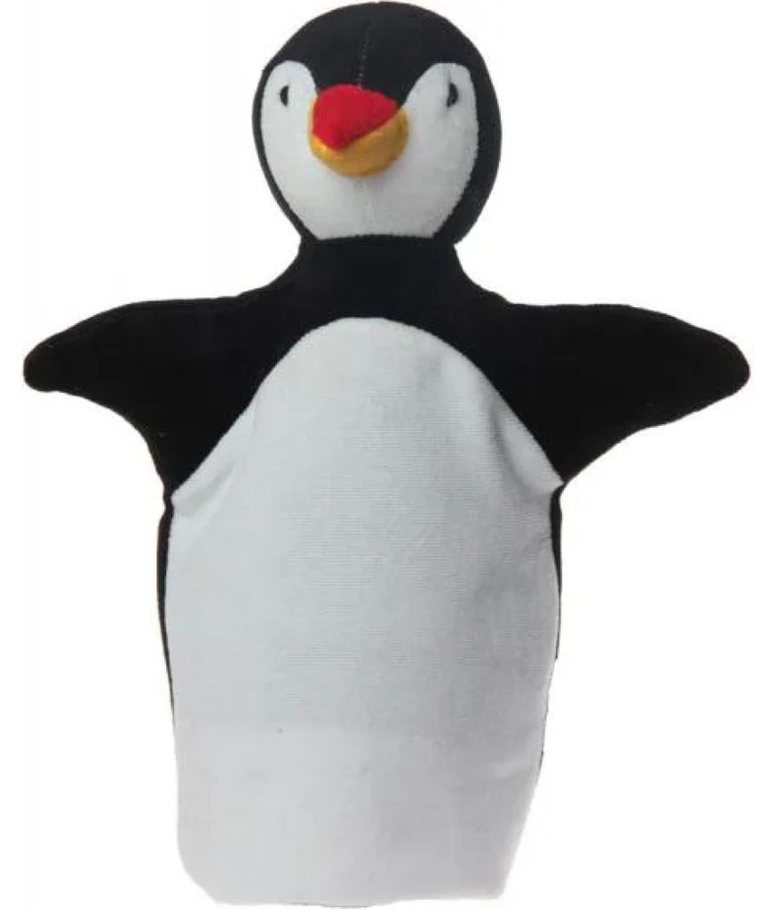 Handpuppe Pinguin Märchenpuppe aus kurzflorigem Frottee, 28 Produktbild 