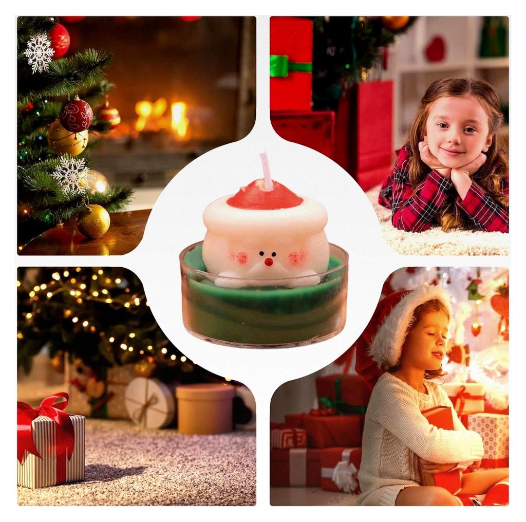 Weihnachts-Teelichter – klein für Hochzeiten, festliche Atmosphäre, Requisiten für Dekoration, Zuhause, Wohnzimmer, Esstisch, Hochzeit