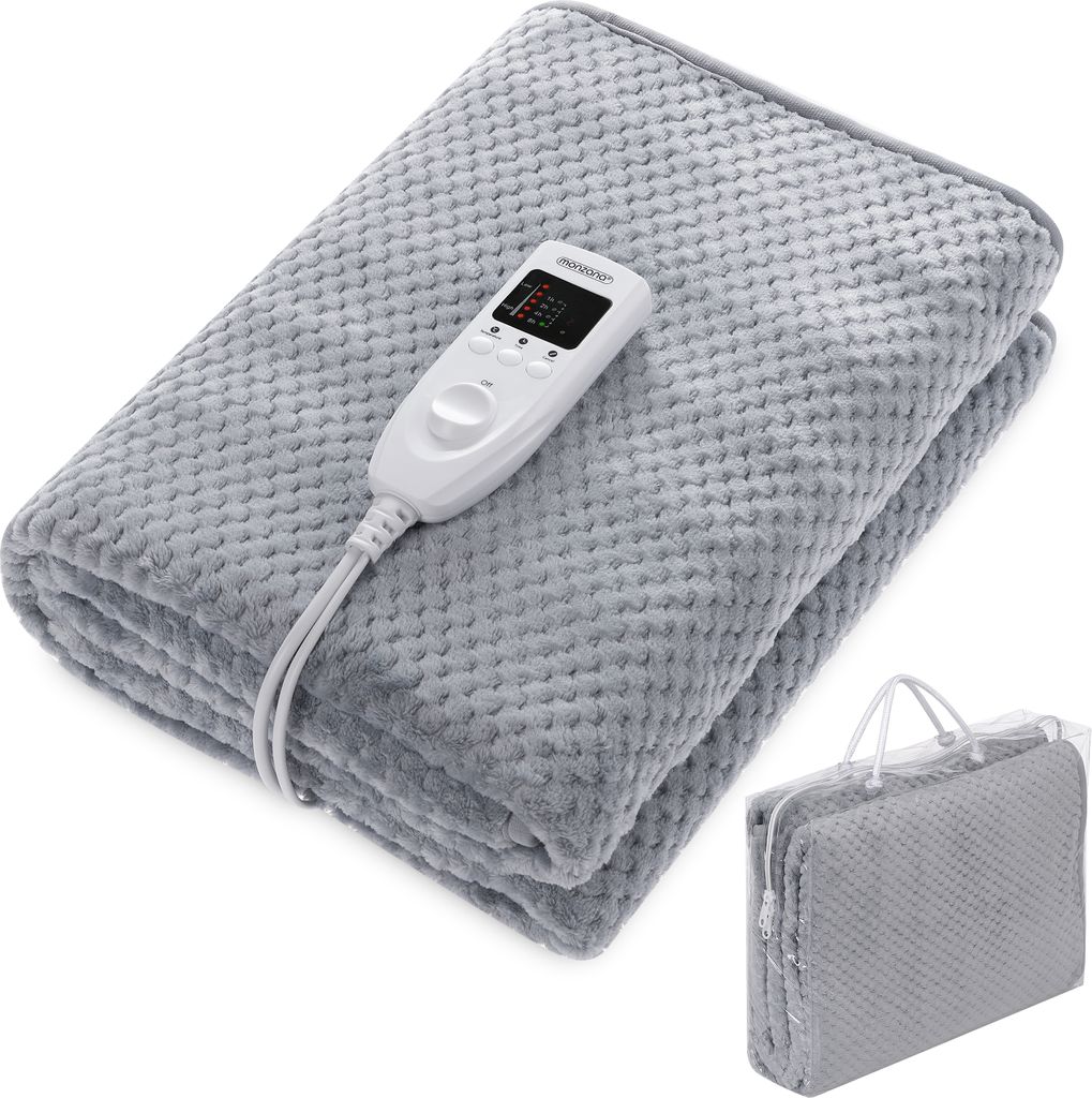 MONZANA® Heizdecke Wärmeunterbett 150x80cm 5 Stufen Timer Produktbild