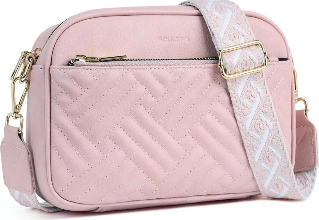 Petit sac crossbody matelassé pour femme, pochette chic et sécurisée