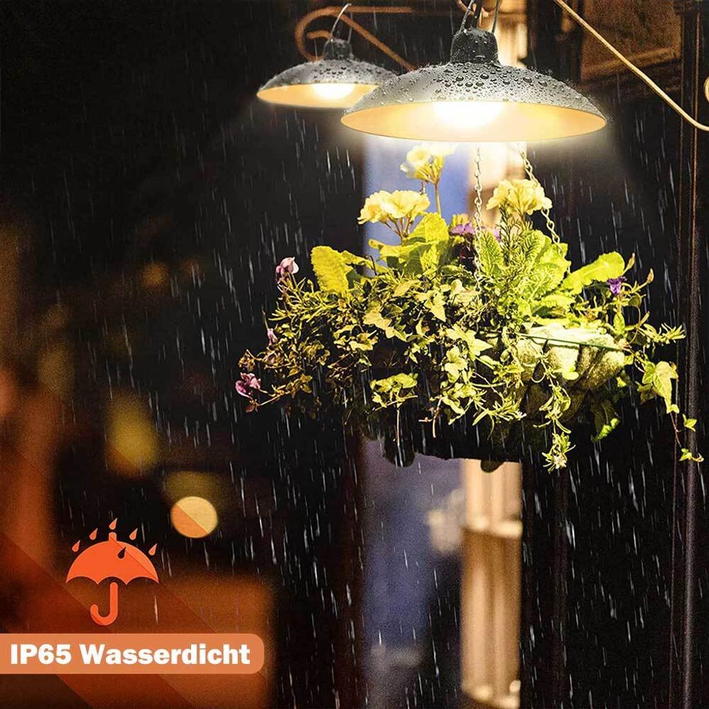 warmweiß-1 Solarpanel auf 2 Lampe-DDP LED Solar Produktbild 8