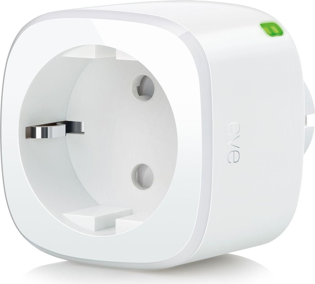 Eve Energy (Matter) – Smarte Steckdose, Verbrauchsmessung, App-/Sprachsteuerung, funktioniert mit Alexa/Apple/Google/SmartThings/Home Assistant, ...