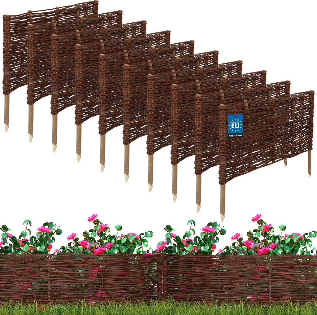 Bordature Aiuole Salice KOTARBAU 60x30 cm | Recinto Prato 10 Pz