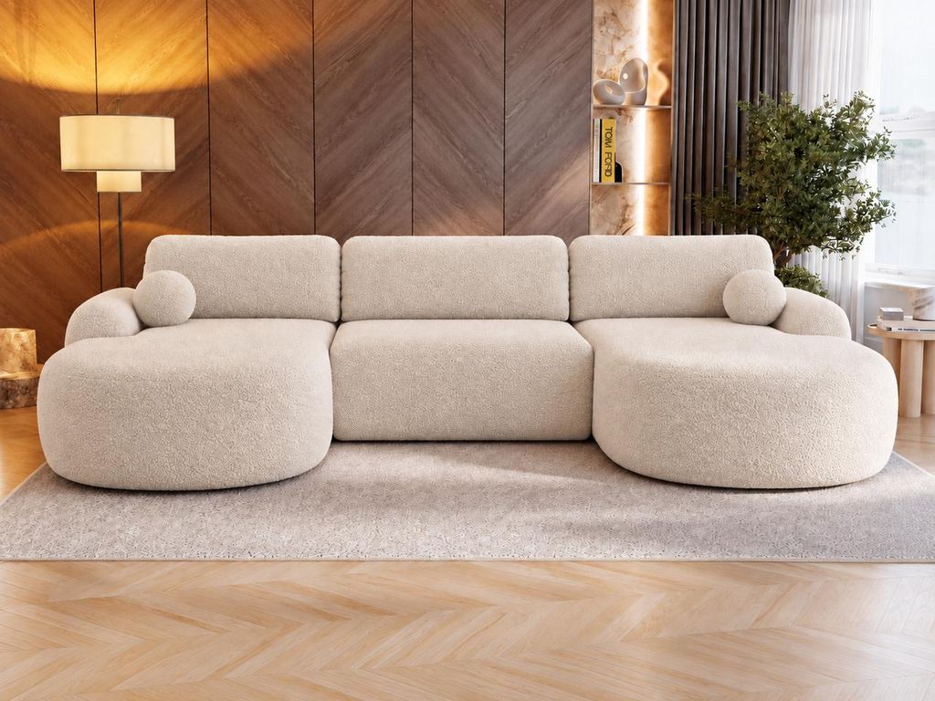 GrainGold Ecksofa U-Form Aurio - Ecksofa mit Produktbild 