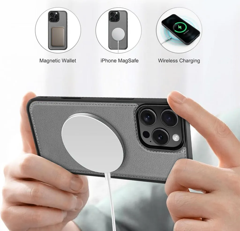 Custodia magnetica per iPhone 13 Pro [compatibile con MagSafe