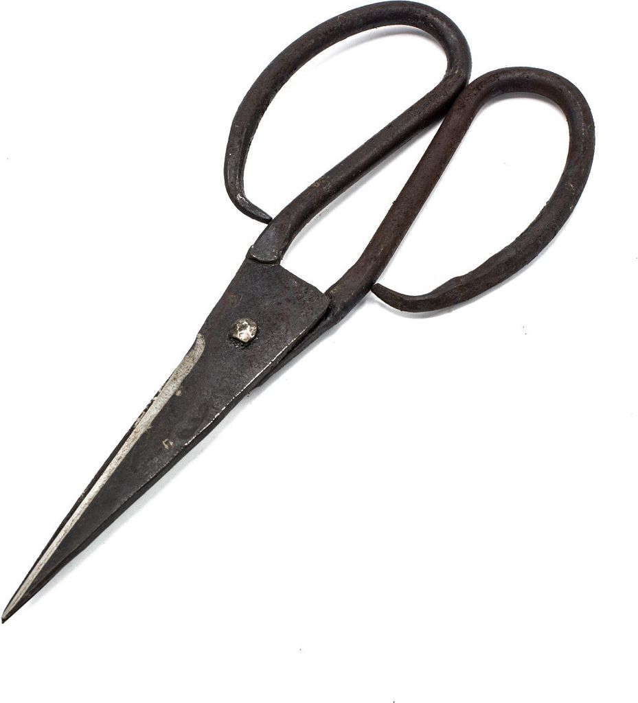 Handgeschmiedete Schere Klinge ca. 9 cm
