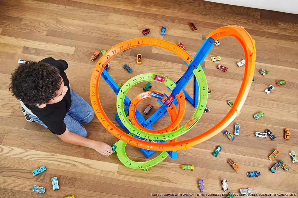 Hot Wheels Crash Spirale : Circuit avec Zone de Collision et Boost - 17