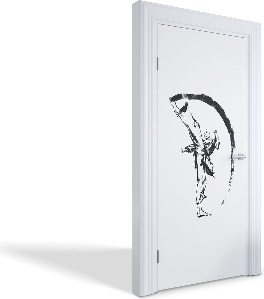 Türaufkleber Innentüren Selbstklebende Kreativ Wandsticker - Kampfkunst - 95 x 205 cm