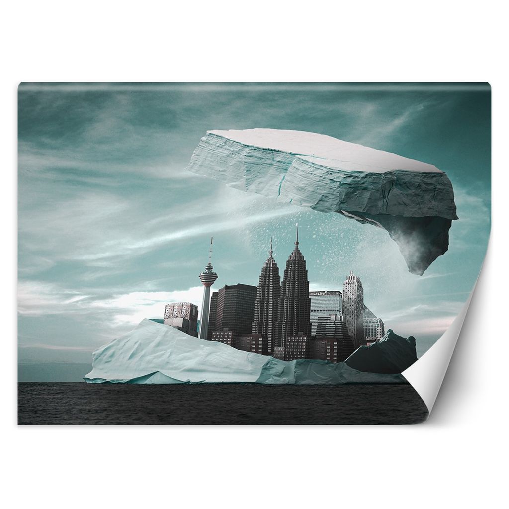 FOTOTAPETE Versteckte Stadt 450x315 cm VLIES Tapete Wandtapete Wandbilder Wanddekoration Design Wohnzimmer Schlafzimmer Flur Büro Küche