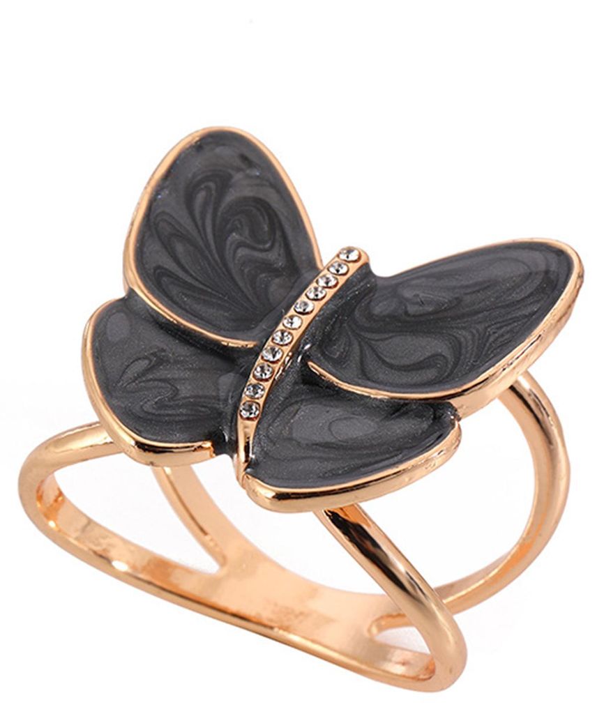 Schmetterlings-Schalringschnalle für Damen, Strass-Schalbrosche, Clips, metallische Schals, Schiebeschnalle für Hemden und Bekleidungsaccessoires