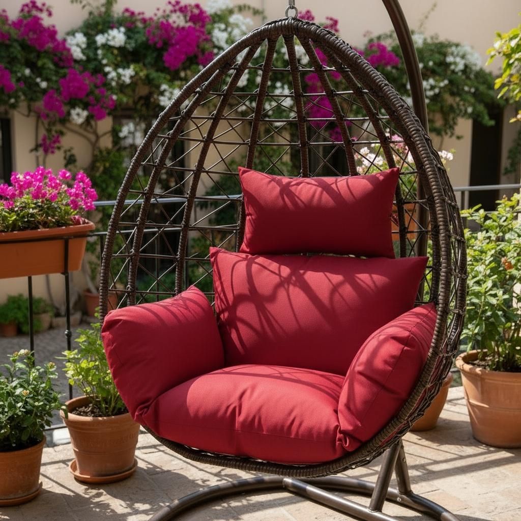 Topchances Coussin pour fauteuil suspendu Coussin d'assise Image du produit 