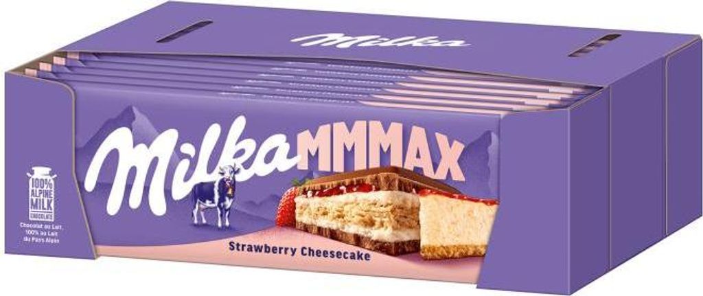Milka Mmmax Strawberry Cheesecake 300g Produktbild 