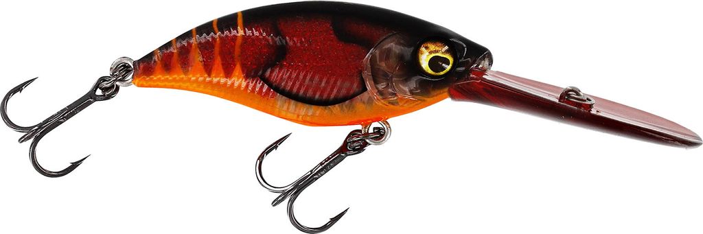 Westin Buzzbite DR Crankbait 6,5cm / 14g (Low Floating) - 3D Fire Craw