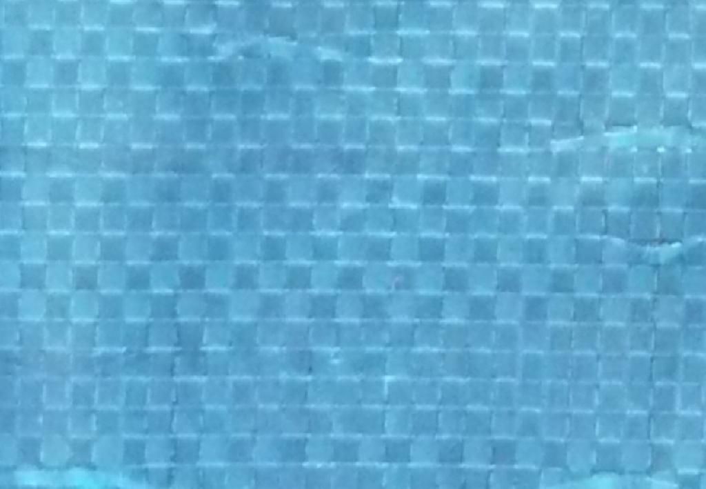 Abdeckplane aus gewebtem LD-PE für Schwimmbecken, Durchmesser 4,9 m – Folie 5,5 m, blau