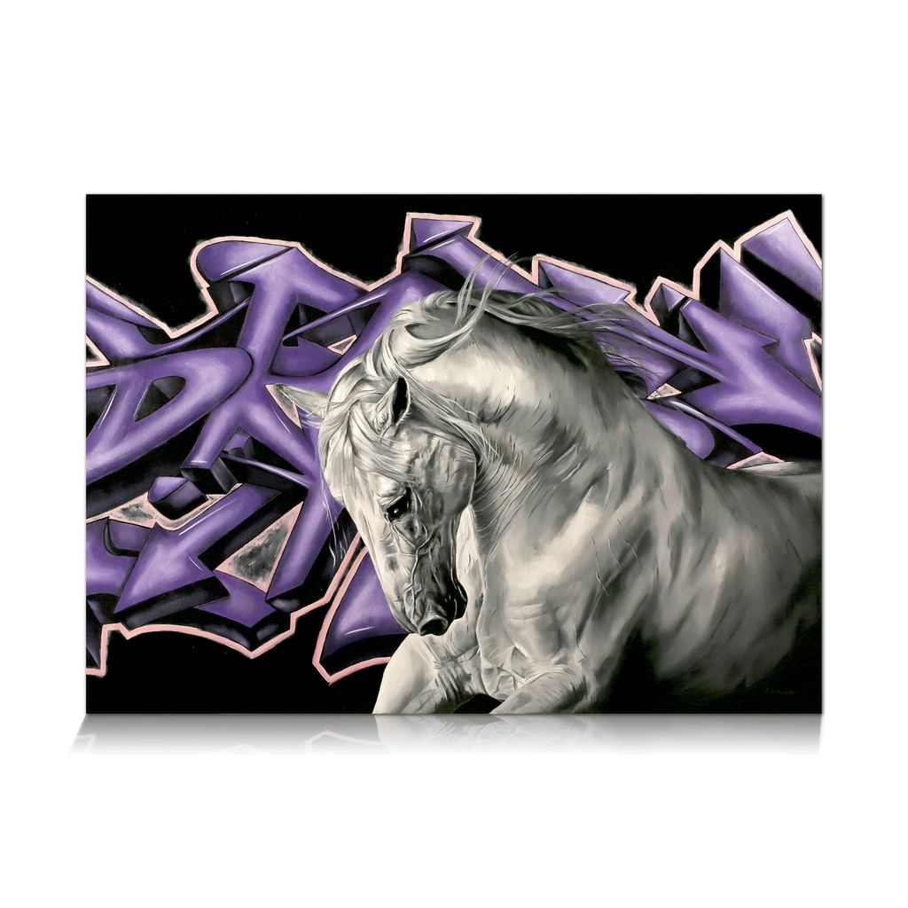 Star Puzzle Puzzle White Horse - 1000 Teile Karton Tiere