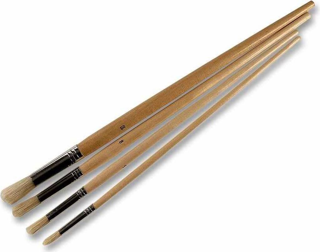 PRODEC - Rundes Fitch-Pinsel-Set, 4-teilig