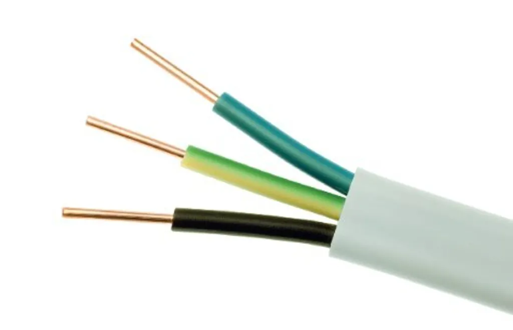 Câble plat rigide 3x1.5mm2 YDYp 100m - Idéal pour pose sous enduit