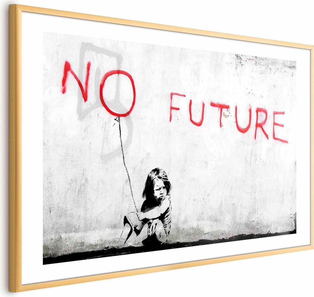 Posterpapier Poster - No Future 90x60 cm Streetart m-C-0317-ao-a