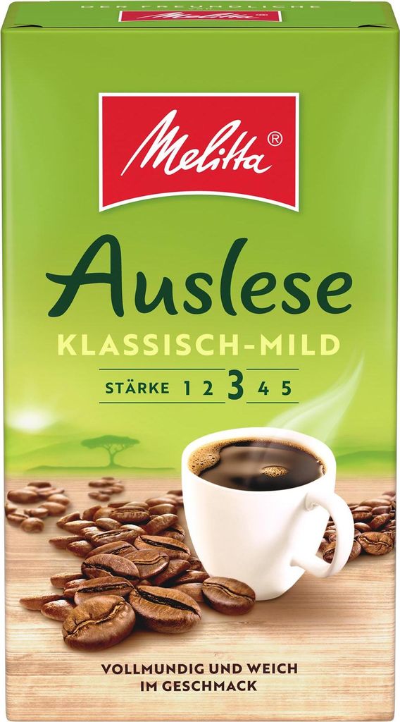 Melitta Cafe Auslese Mild macinato 0,5 kg Immagine del prodotto 