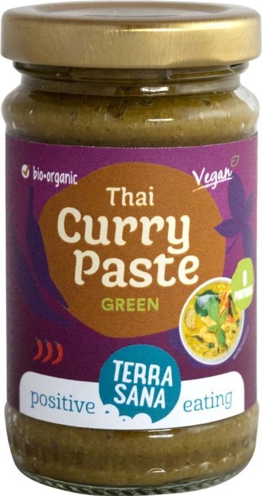 TERRASANA Thai Green Curry Paste 120g
