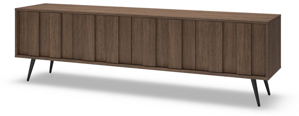Masseno TV-Schrank DAVANTI 183,3 cm Fernsehschrank mit Schubladen und 6 Türen TV-Lowboard für Wohnzimmer Modern 183,3x40x53,6 cm Eichefarben