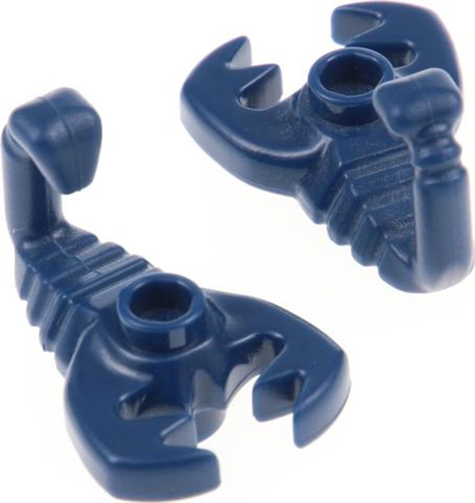 2x Lego Tier Skorpion dunkel blau Zoo Safari Spider-Man Produktbild 