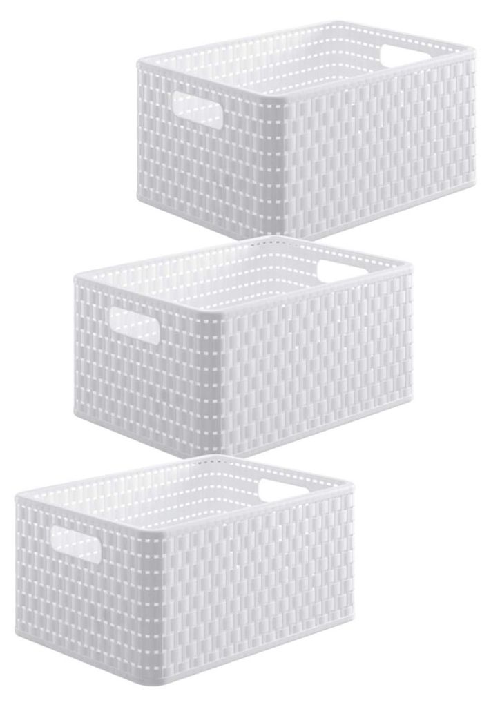 Rotho 3er Set Aufbewahrungsboxen Country - Organizer je 28 Produktbild 
