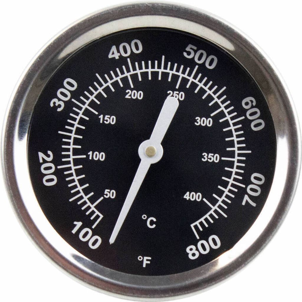 Einbau-Deckelthermometer für Gas- & Kugelgrills | Rund | °C und °F