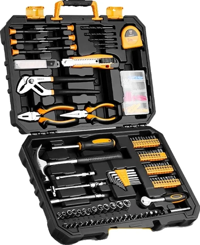 Kit outils de bricolage portable DKMT196 pour ne plus manquer de rien