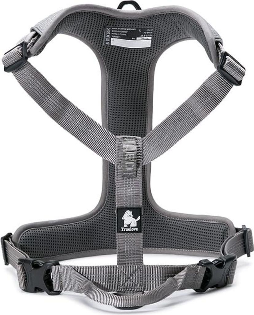 GRAUES Wachhundegeschirr EASY WALK TRUELOVE XS