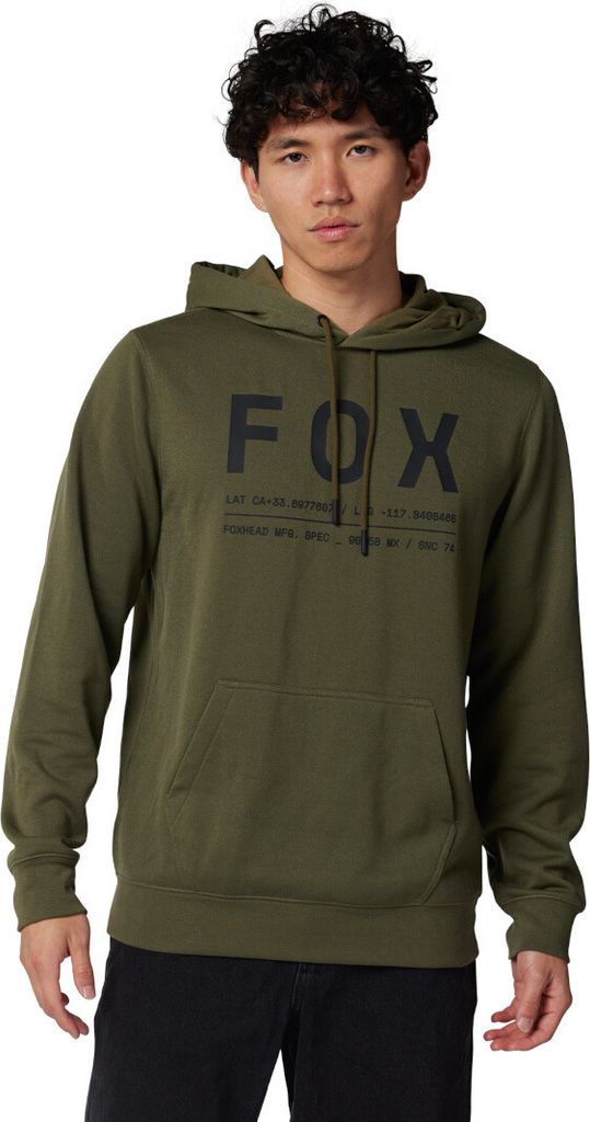 FOX Kapuzenpullover - NON STOP FLEECE PO - Grün XL