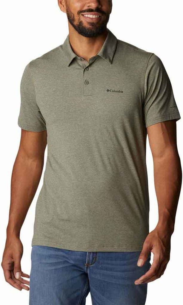 Columbia Tech Trail Kurzarm-poloshirt Grün 2XL Mann Grün 2XL