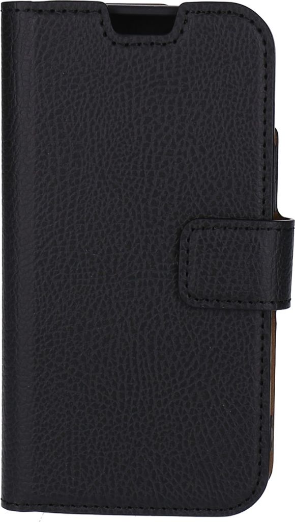 Xqisit Slim Wallet Case Für IPhone 12 Mini – Schwarz, Silikon & Polycarbonat, Magnetisch