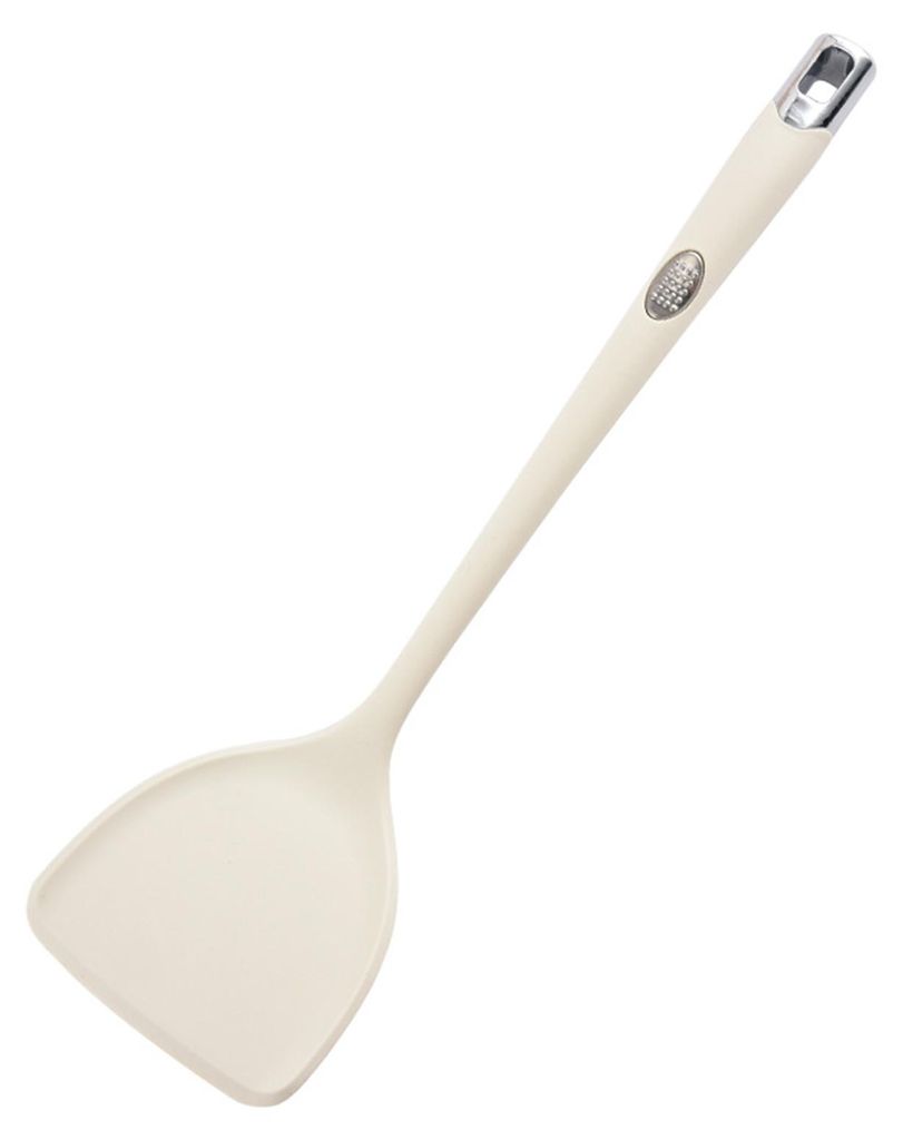 4-teiliges Silikonspatel-Set mit langem Griff, antihaftbeschichtetem Spatel, Schaumlöffel, Wender und Schöpfkelle. Hitzebeständige Küchenutensi...