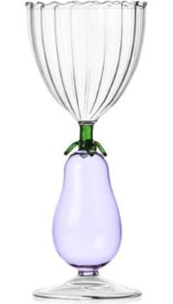GEMÜSE Aubergine optisches Glas