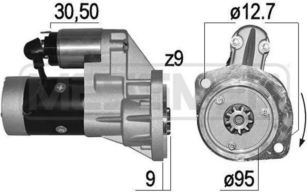 Démarreur ERA 220003A pour Maverick et Pathfinder II R50