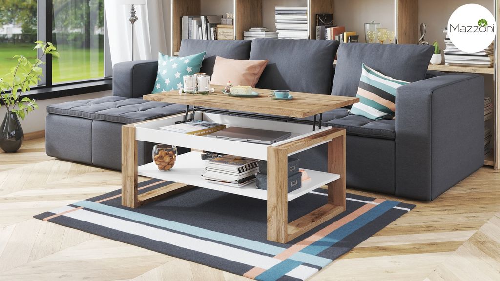 Design Couchtisch Multifunktion Arbeitstisch Tisch Nuo Ablage Esstisch