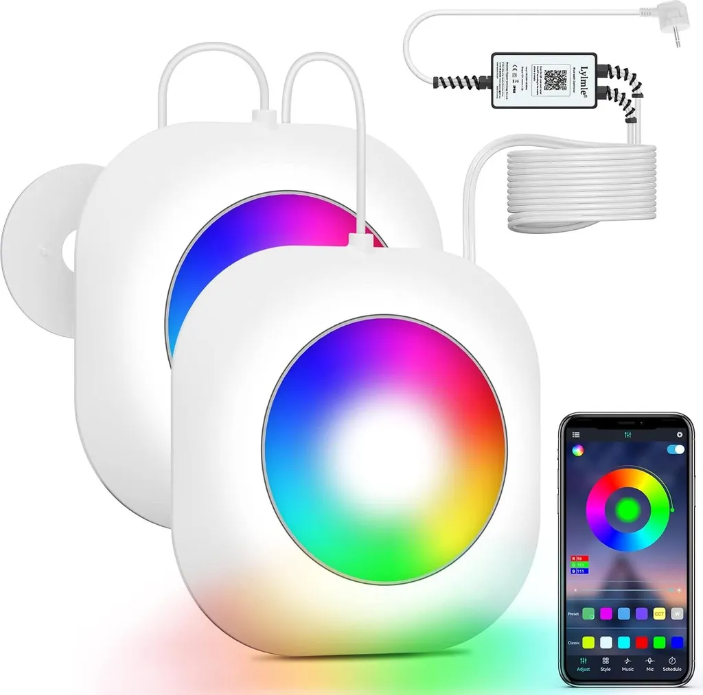 Luce Piscina LED LyLmLe 40W Calamita: Impermeabile IP68 per Fuori Terra