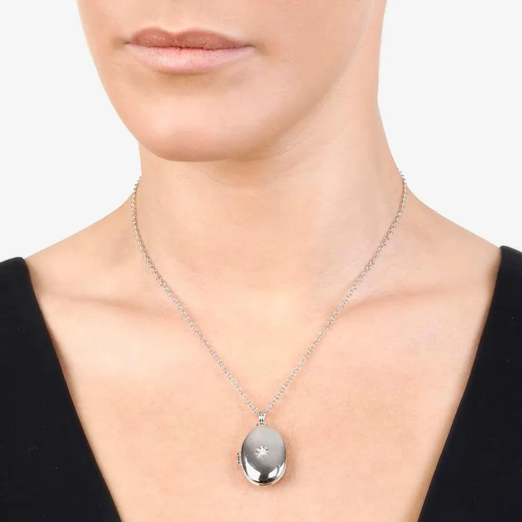 Collier en Argent et Diamant Véritable Hot Diamonds Romantic DP143 - 3