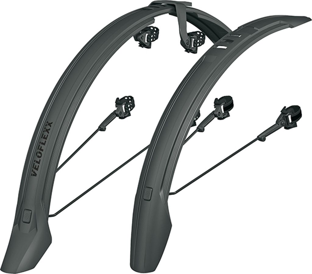 kotflügelsatz Veloflexx 65 26-27,5 Zoll schwarz 2-teilig Produktbild 1