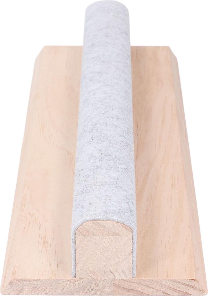 Wollpressleiste mit Filz Professionelles Holz-Nähwerkzeug zum Glätten von Stoffen Punktpressen von Nähten Flache Pressleiste für den täglichen...