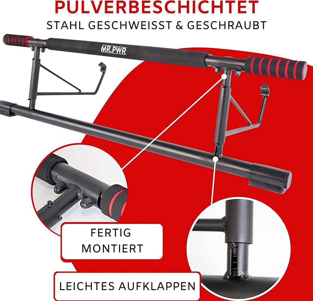3 in 1 Klimmzugstange Türrahmen & Dip Barren & Produktbild 3