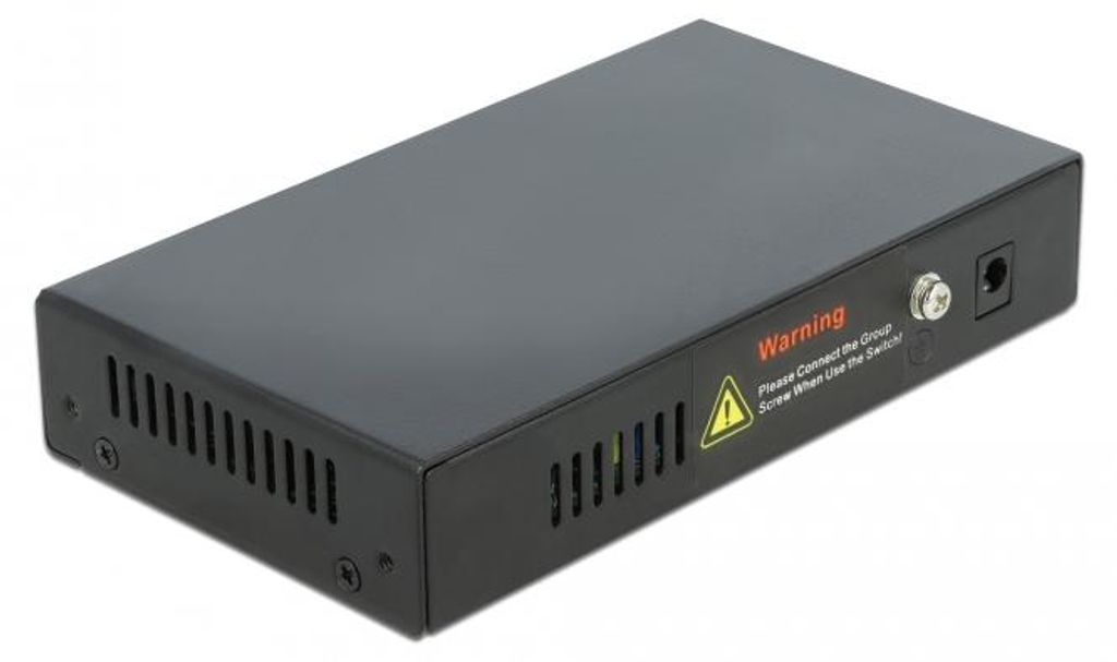 DELOCK Gigabit Ethernet Switch 4 Port PoE + 1 SFP