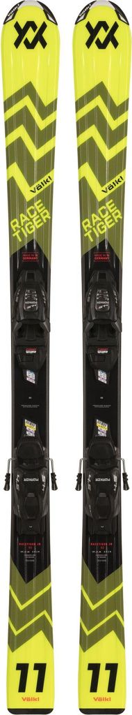 Völkl RACETIGER JR RED (80-90cm) + 4.5 VMOTION JR Kinder Ski 24/25 rot 90
