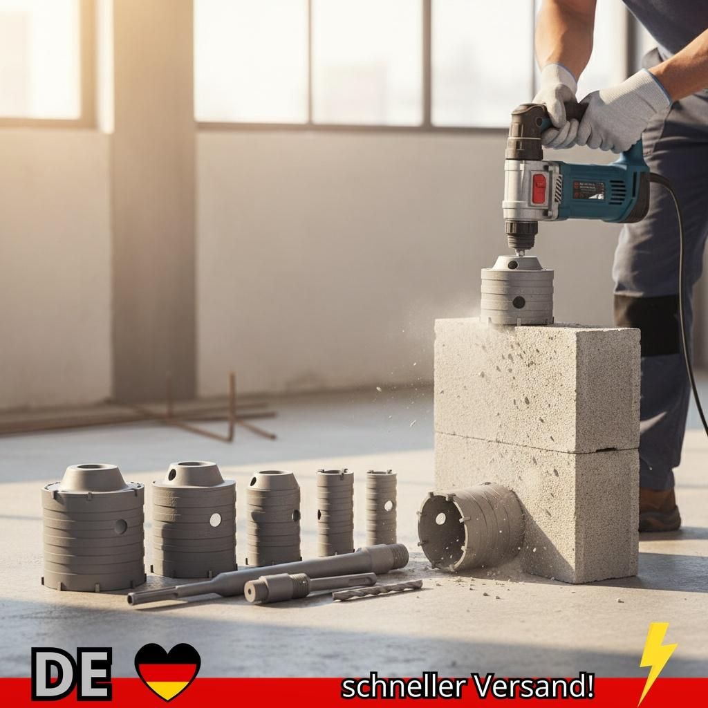 1pc 30-150mm SDS-plus Betonwand Lochs Äge Hammer Bohrer mit Kreisförmigem