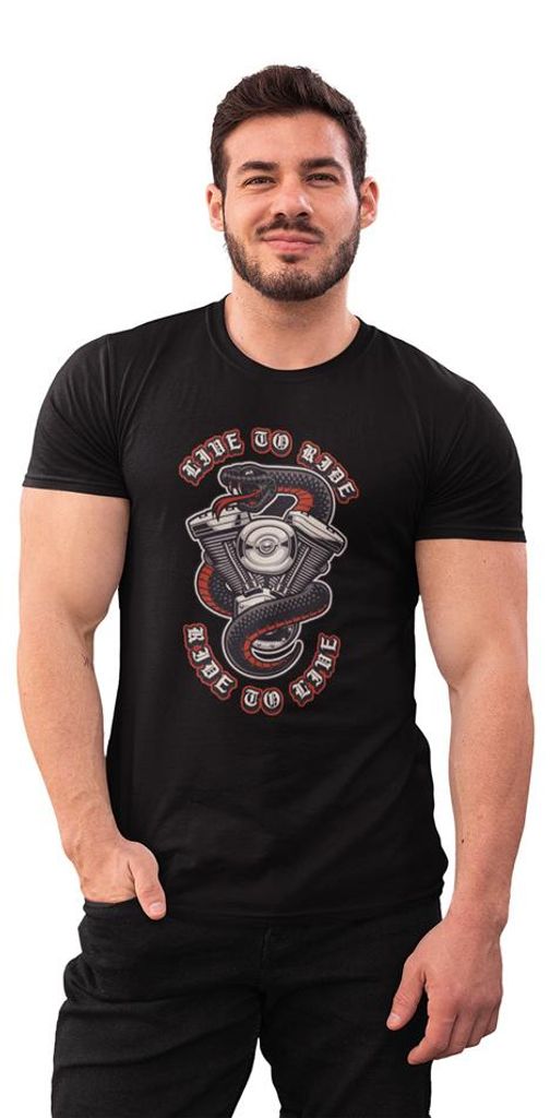 D&B Uni Polo ST00167 Ride Schwarz-Größe 2XL